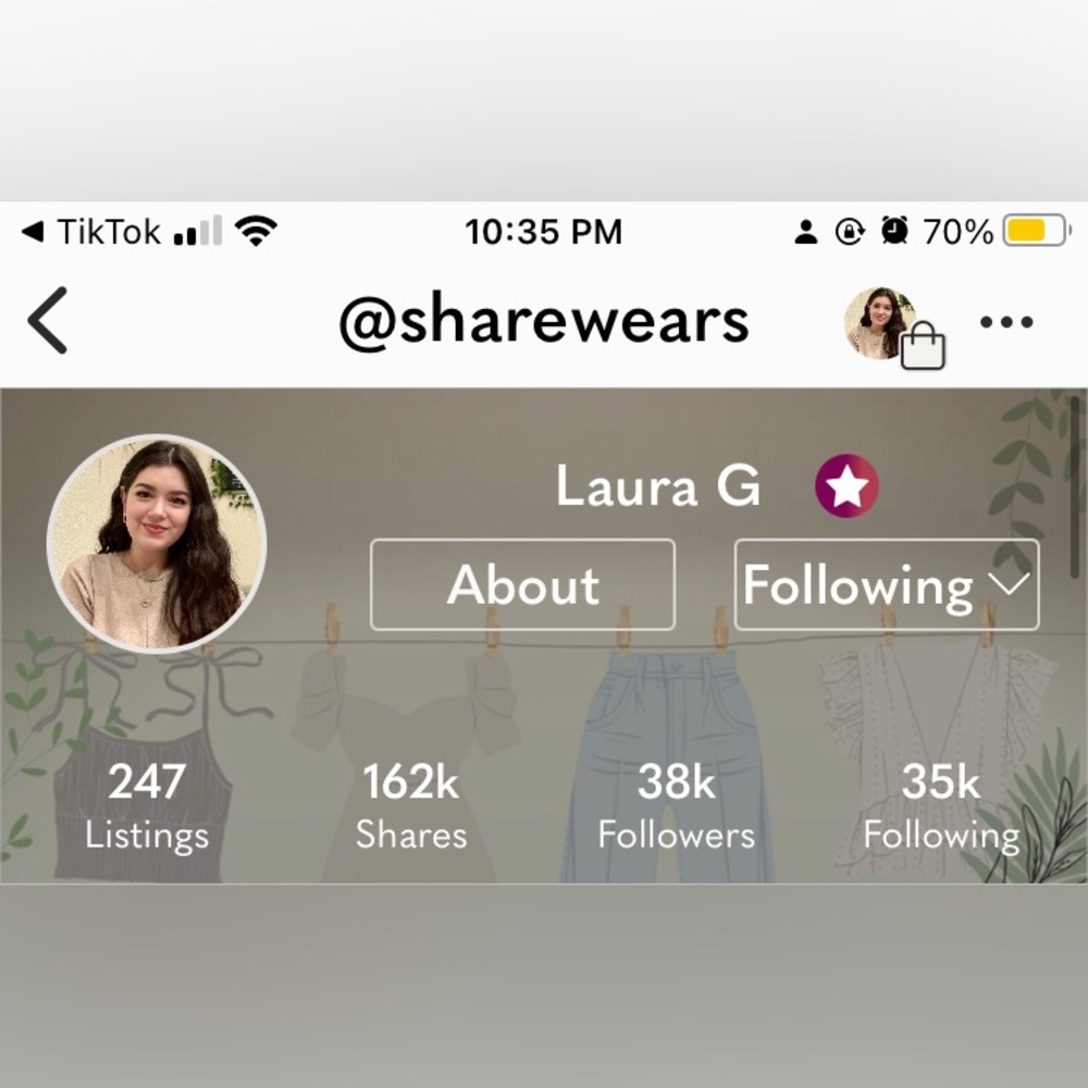 Social Media Profile Statistics Display